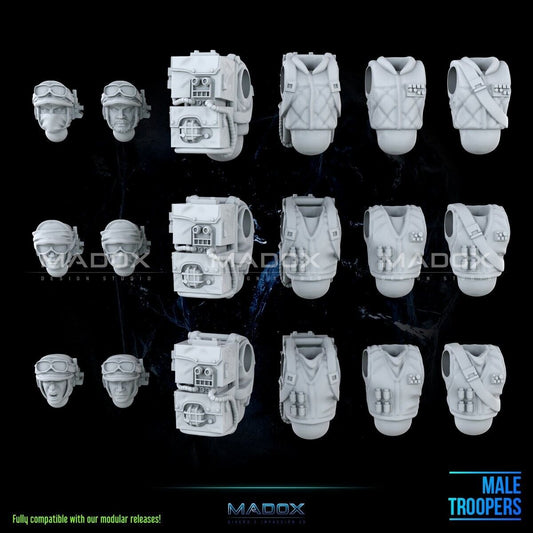 10 Alliance Winter Troops Star Wars Legion RPG Shatterpoint compatible War Bear