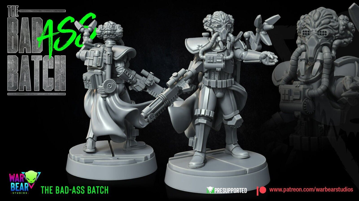 7 Bad-Ass Batch Xeno Troop Star Wars RPG Legion Shatterpoint compatible War Bear