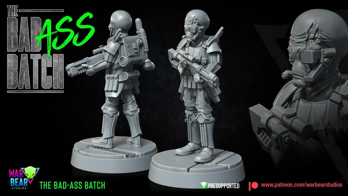 7 Bad-Ass Batch Xeno Troop Star Wars RPG Legion Shatterpoint compatible War Bear