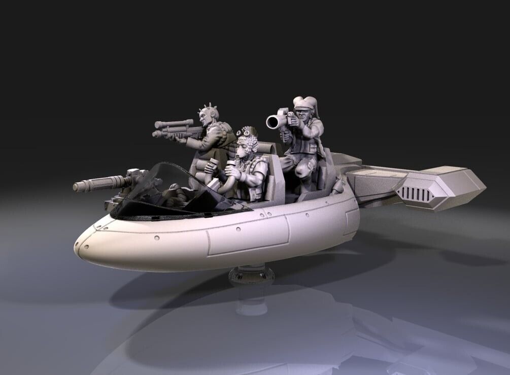 Guerrila combat speeder Star Wars RPG Legion Shatterpoint compatible - War Bear