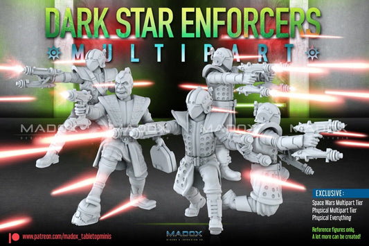 9 Dark Star Enforcers Star Wars Legion RPG Shatterpoint compatible War Bear
