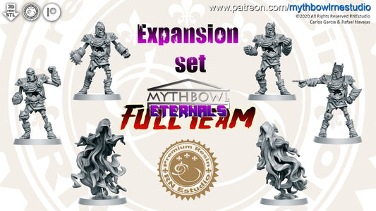 Undead / Necromantic Fantasy Football Team - RN Estudio Mythbowl Eternals