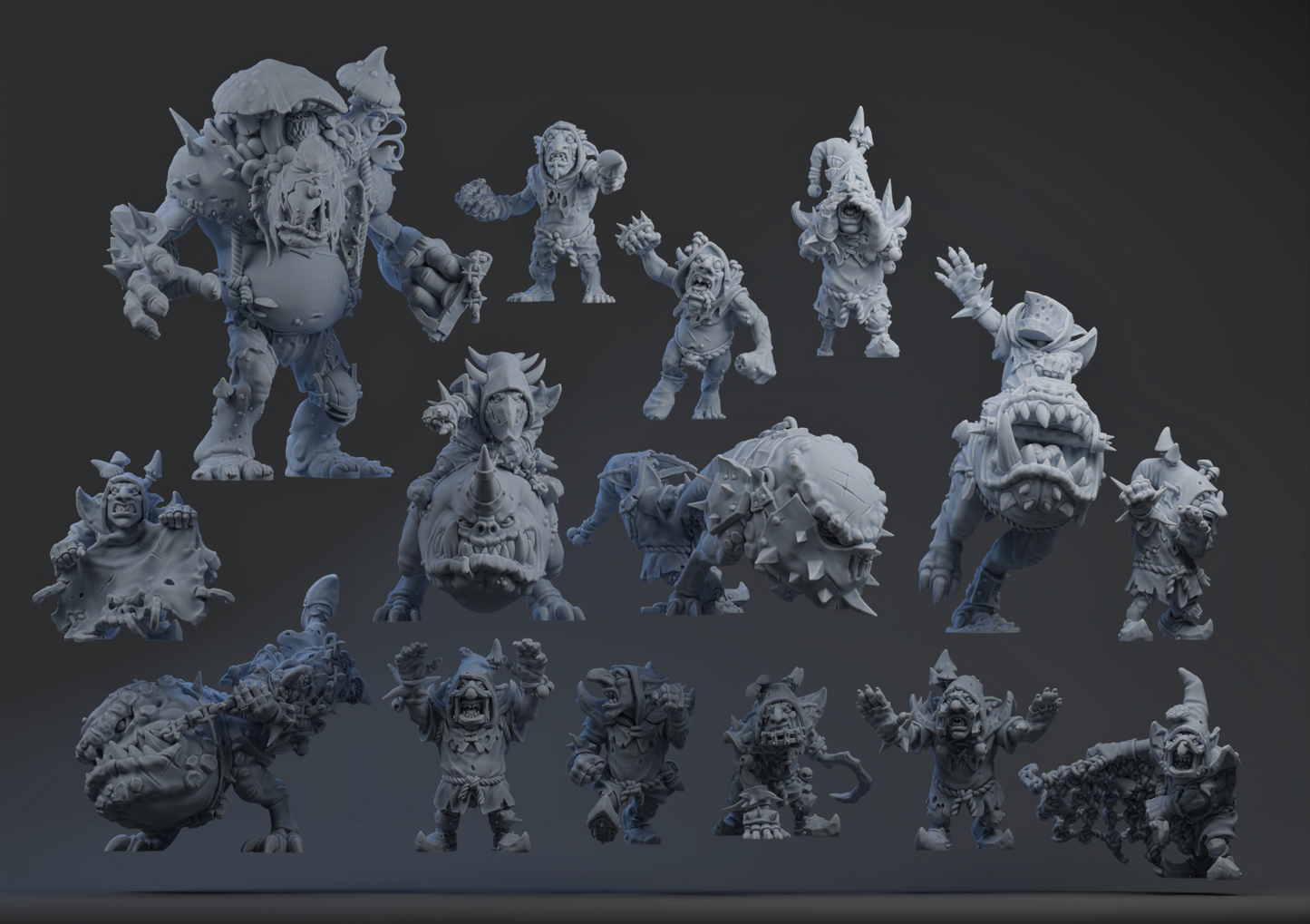 Goblin/ Squig Teams 'Fearsome Fungitz' Fantasy Football Team