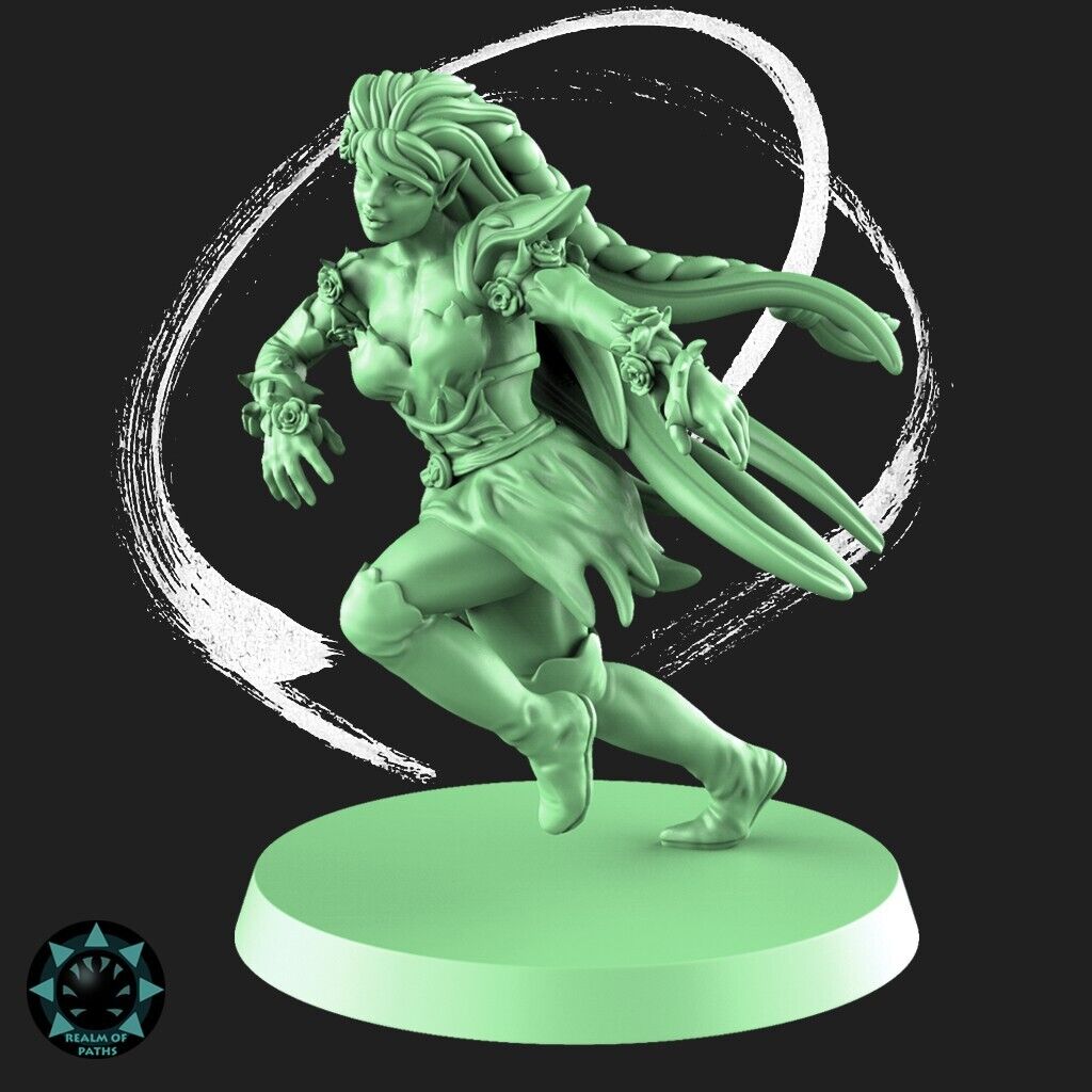 Wood Elf Gladria Flower Fantasy Football Star Player ROP