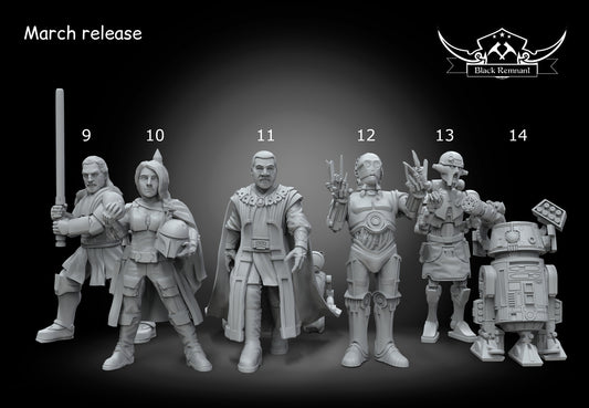 March 24 release Star Wars RPG / Legion / Shatterpoint Black Remnant