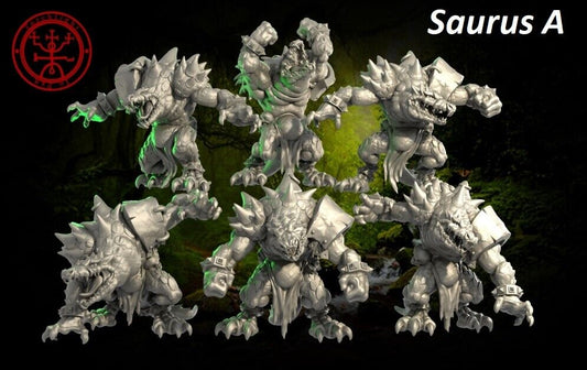 Lizardmen Razorscale Rippers Fantasy Football Team Torchlight TLM