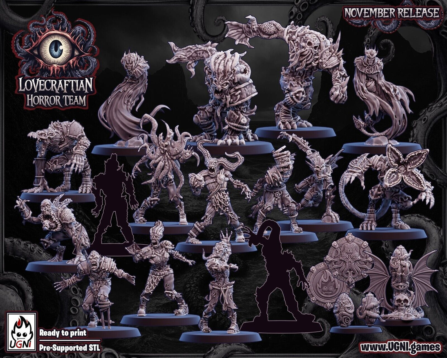 Lovecraftian Necromantic Horror Fantasy Football team Ugni - Pt1