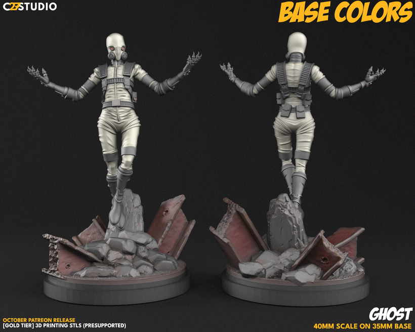 Ghost aka Spooky Proxy Superhero Crisis Protocol compatible C27 minis
