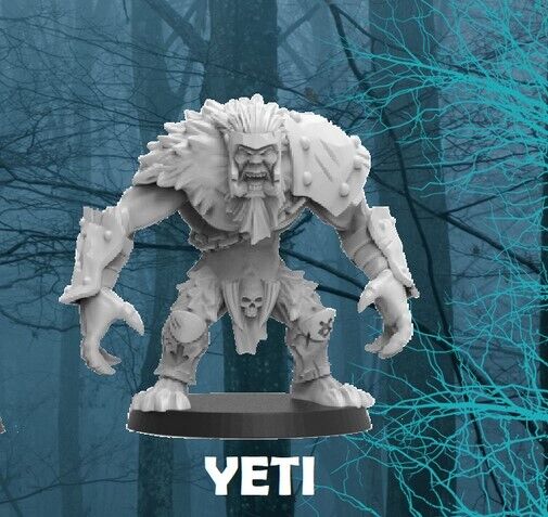 Norse Yeti Fantasy Football Big guy / Star player - Hungry Troll Minuatures