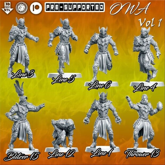 Old World Alliance Fantasy Football Team - RN Estudio Mythbowl - 3 Volumes!