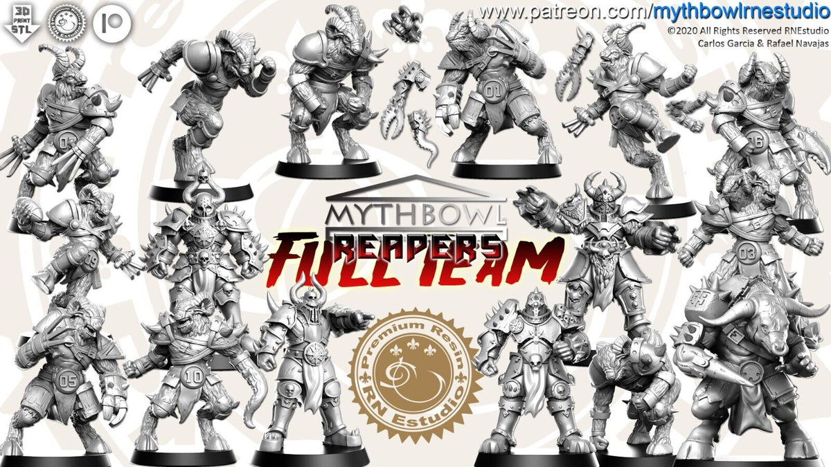 Chaos Chosen Fantasy Football Team - RN Estudio Mythbowl Reapers