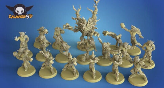 Wood Elf Fantasy Football Team - Calaverd3D