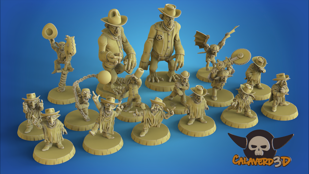 Wild West Goblin Fantasy Football Team - Calaverd