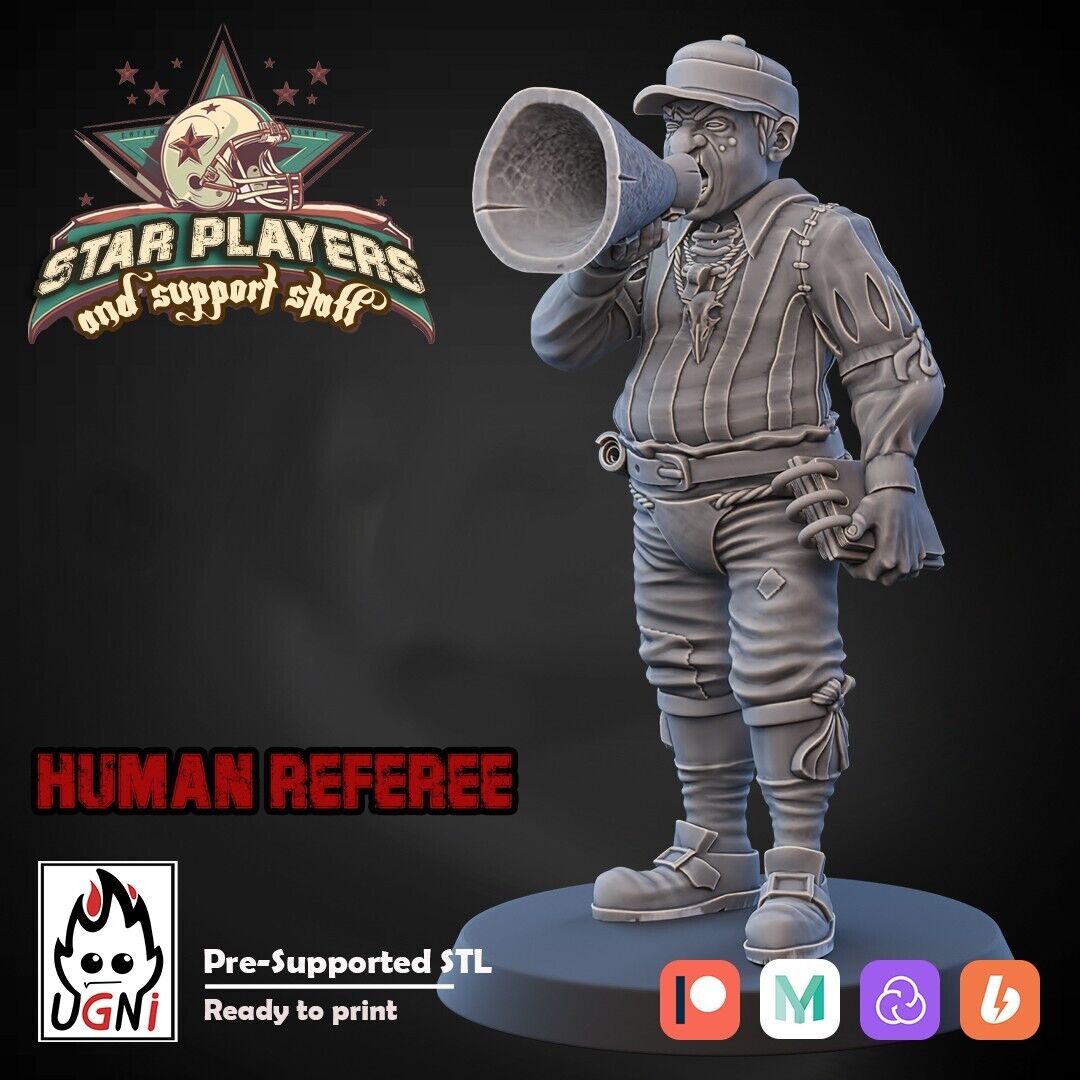 Human Referee - Fantasy Football Star Player - UGNI