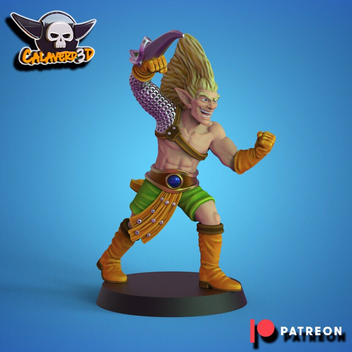 Elf Dancer Fantasy Football Star - Calaverd