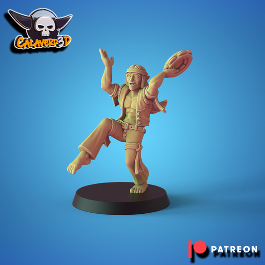 Wood Elves psychedelic Flower Power Fantasy Football Team Calaverd