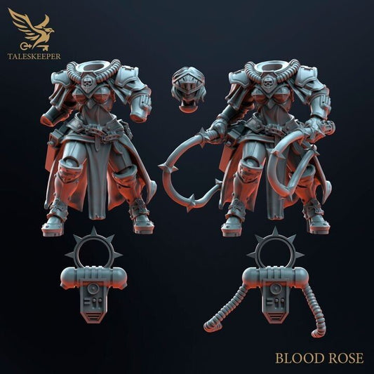 SISTER BLOOD ROSE proxy Grimdark , OPR , Sci-Fi, Fantasy wargames TalesKeeper
