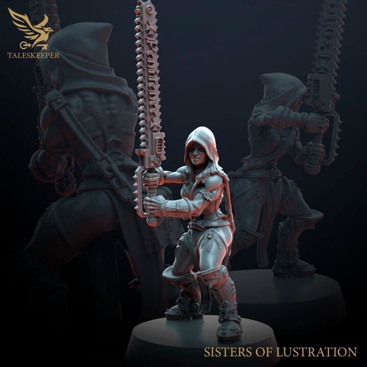 SISTERS OF LUSTRATION proxy Grimdark , OPR , Sci-Fi, Fantasy wargames TalesKeeper