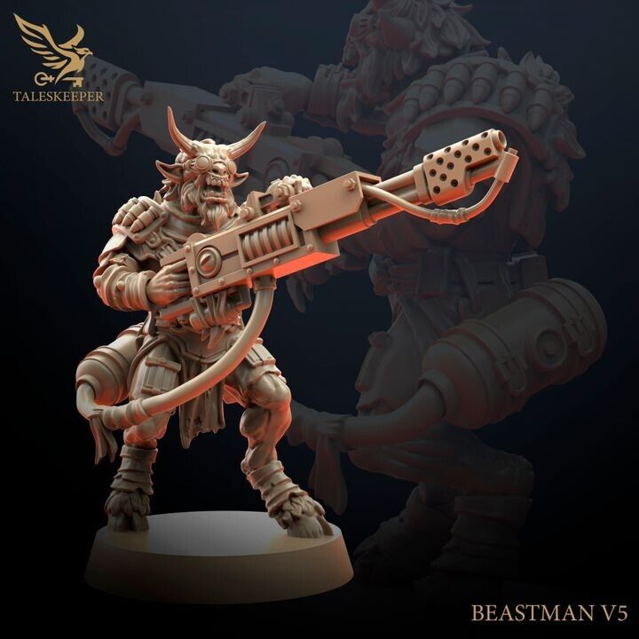 BEASTMEN CULTISTS proxy Grimdark , OPR , Sci-Fi, Fantasy wargames TalesKeeper