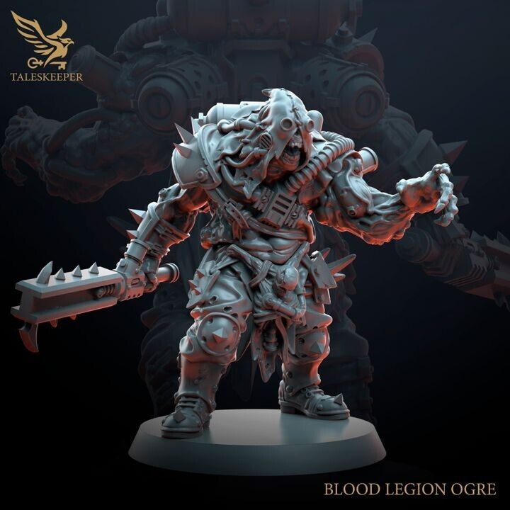BLOOD LEGION OGRES proxy Grimdark , OPR , Sci-Fi, Fantasy wargames TalesKeeper