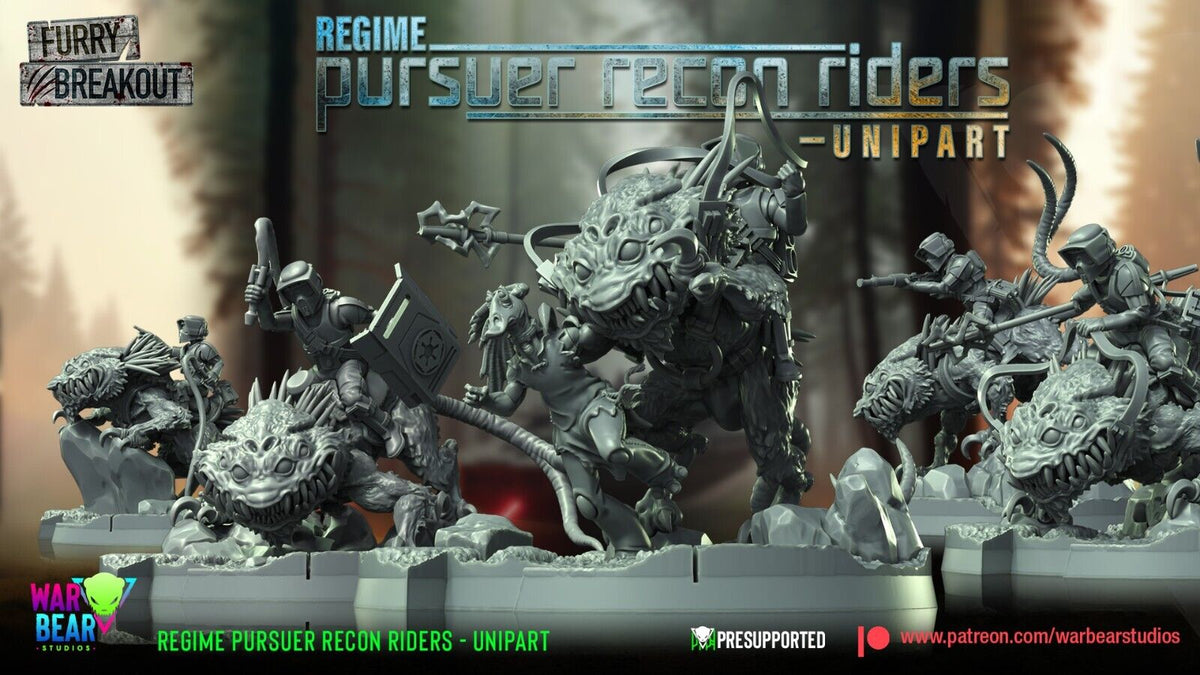 5 Imp Recon Nexu Riders Proxy Star Wars Legion Shatterpoint compatible WarBear