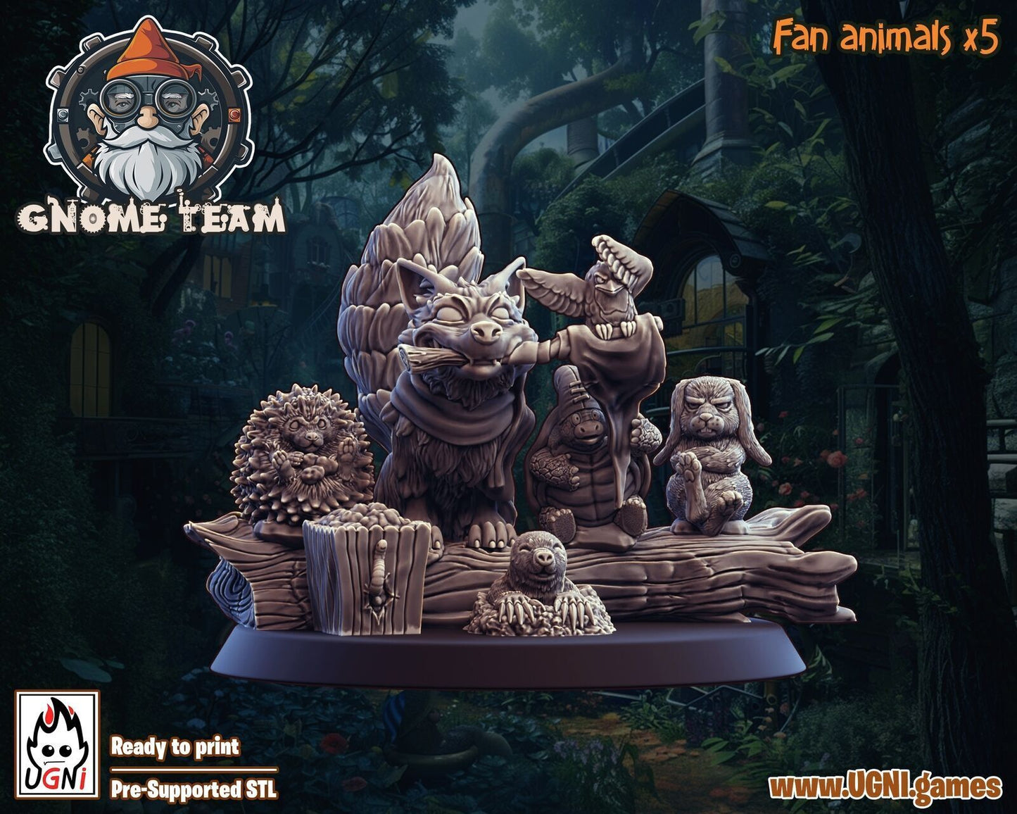 Gnome Coach, Apothecary & Wildlife Fans - Fantasy Football team UGNI