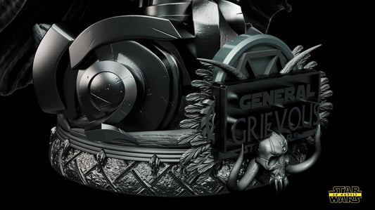 General Grievous Star Wars themed 3D Bust Sculpture by SW3D