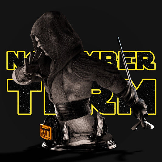 Darth Maul Star Wars themed 3D Bust Sculpture by SW3D