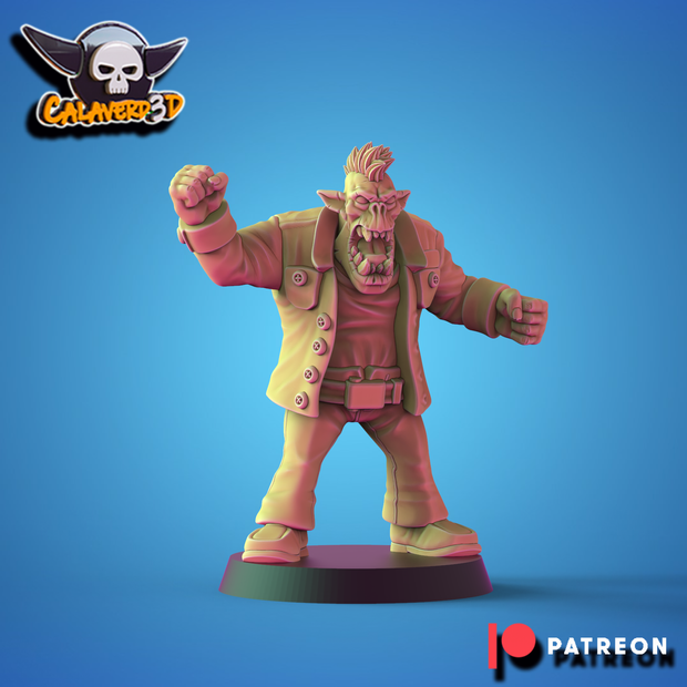 Black Orc team "Prison Orcs" Fantasy Football proxy Team Calaverd