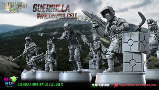 6 x Rebel Guerrilla Infiltrator Cell Vol 2 Proxy Star Wars Legion Shatterpoint compatible WarBear