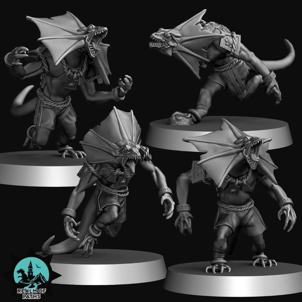 Lizardmen Cold Blooded Fantasy Football Team - Realm Of Paths