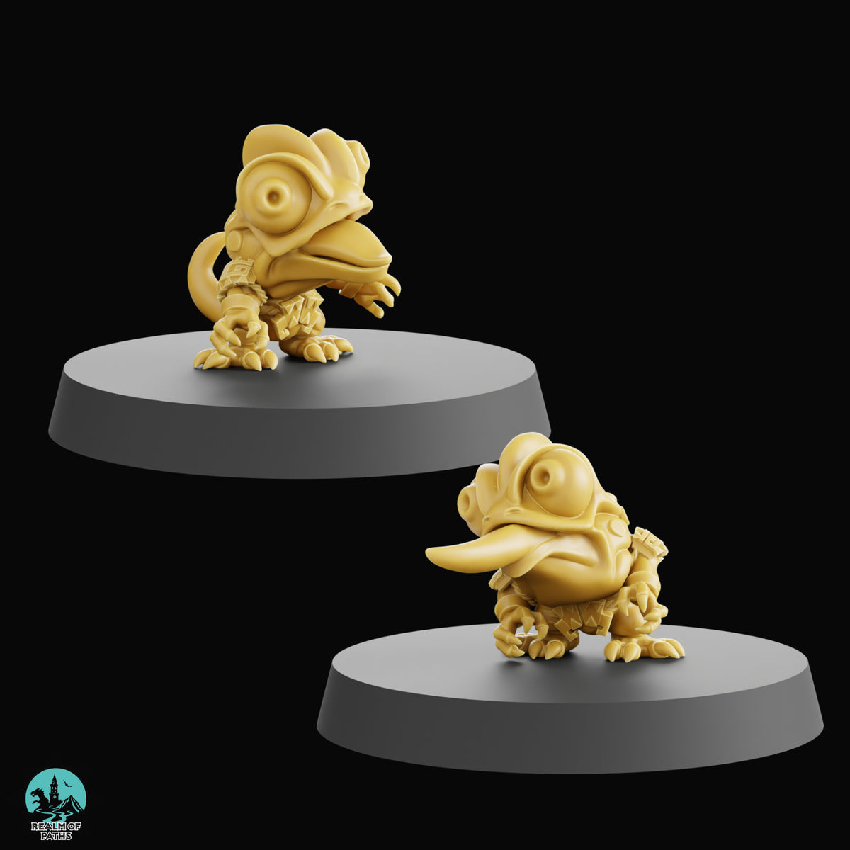 Lizardmen 'Reptile Punch' Cute Chibi proxy Fantasy Football Team - ROP