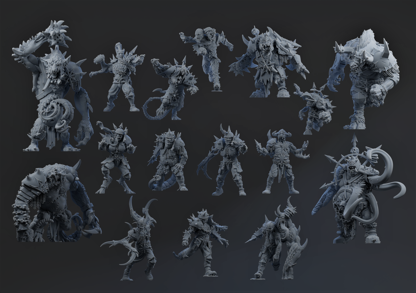 Chaos Reviled Rejects /w mutations - Proxy Team Fantasy Football Team - Brutefun