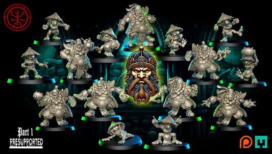 Pirate Ogre Fantasy Football Team Torchlight TLM - The Tengu Terrors