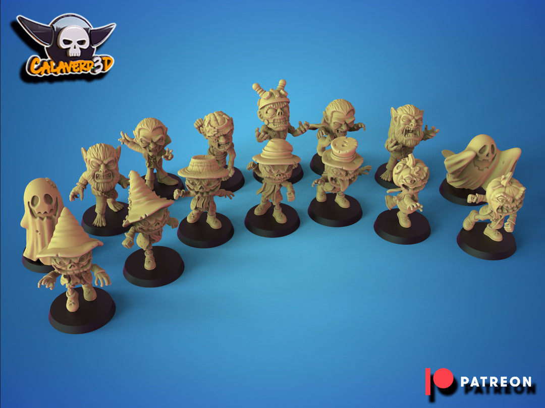 Chibi Halloween Team Fantasy Football proxy Team Calaverd