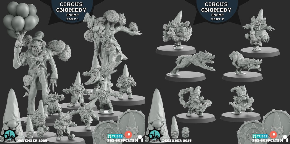 Gnome 'Circus Gnomedy' Fantasy Football Team - ROP