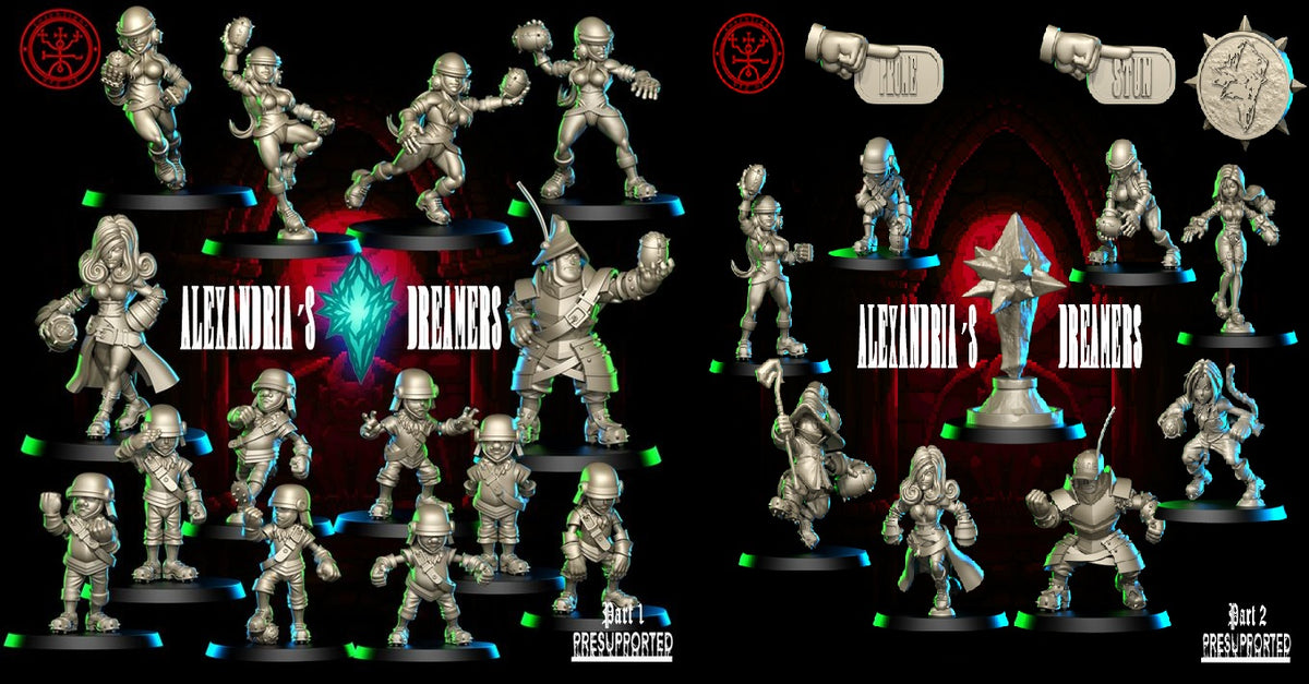 Knight 'The Alexandria´s Dreamers"' Fantasy Football Team Torchlight TLM