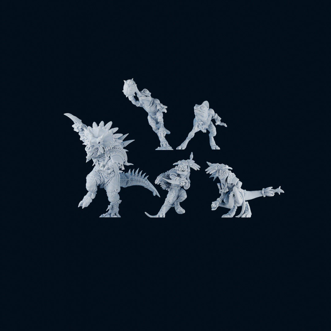 Lizardmen Fantasy Football Complete Team - BF