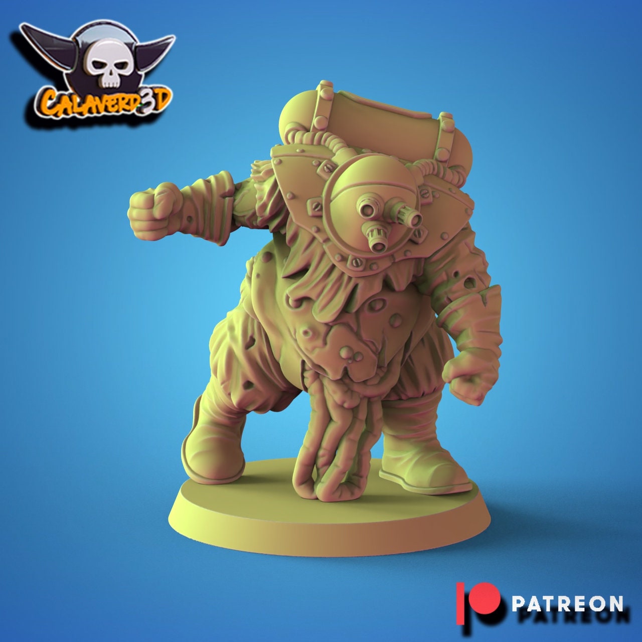 Chaos Nurgle Fantasy Football proxy Team 'The Fallout Riders' Calaverd