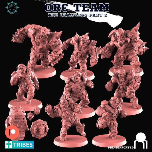 Orc ‘The Brawlers ’ Fantasy Football Team -
