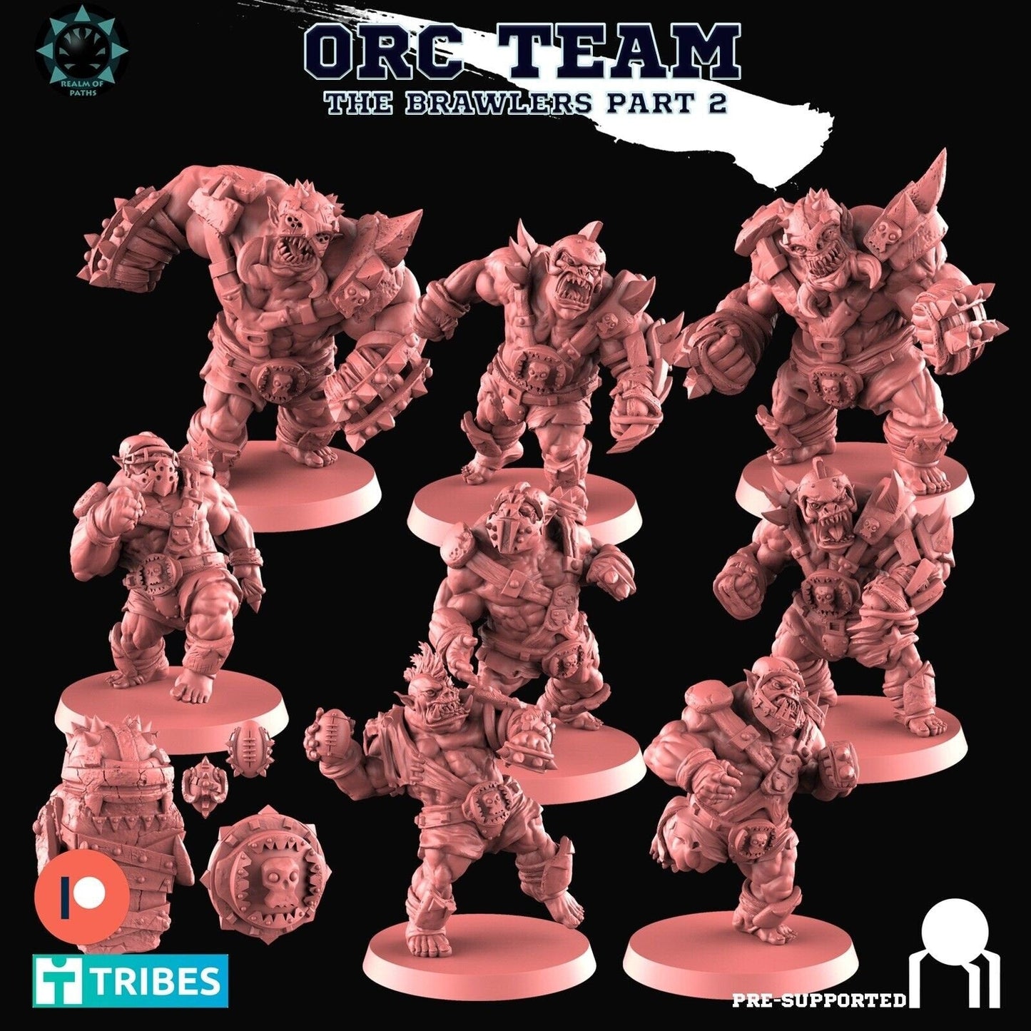 Orc ‘The Brawlers ’ Fantasy Football Team -