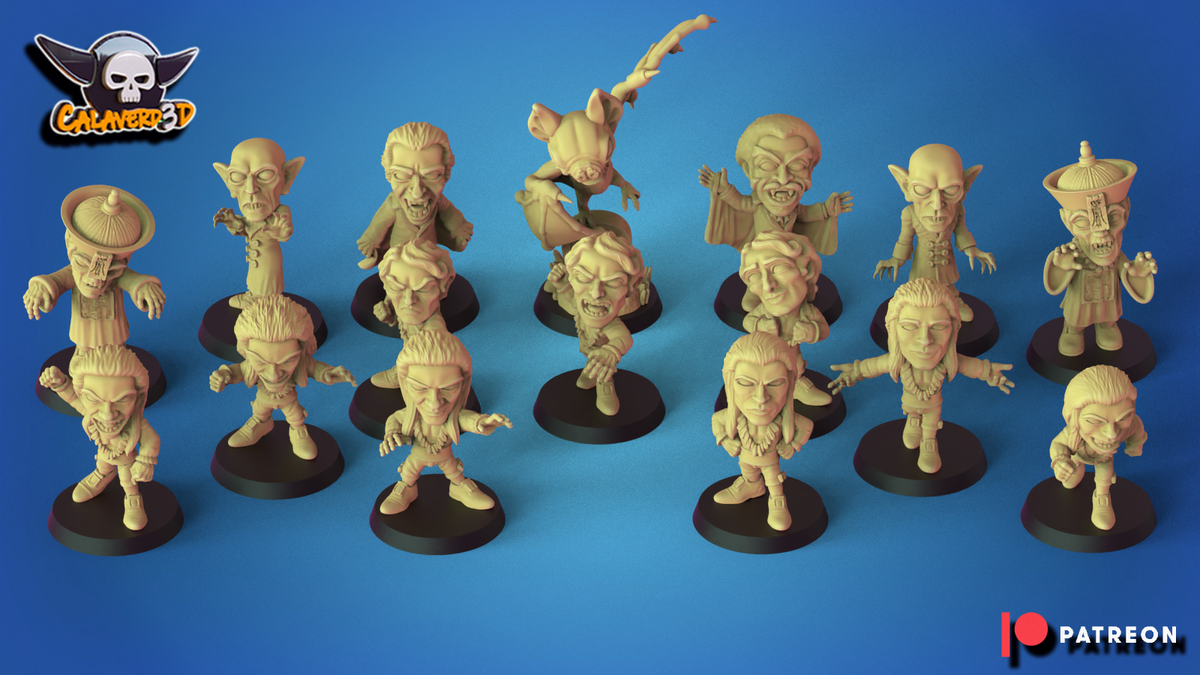 Chibi Vampire Team Fantasy Football proxy Team Calaverd