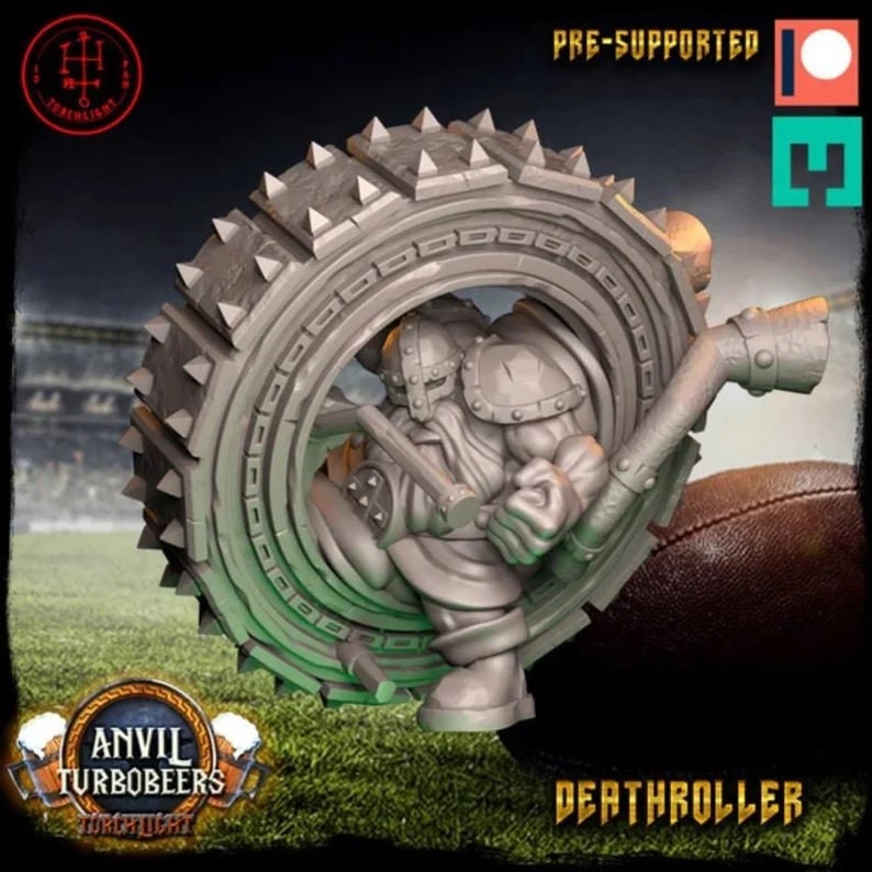 Dwarf Death Roller Fantasy Football - TLM
