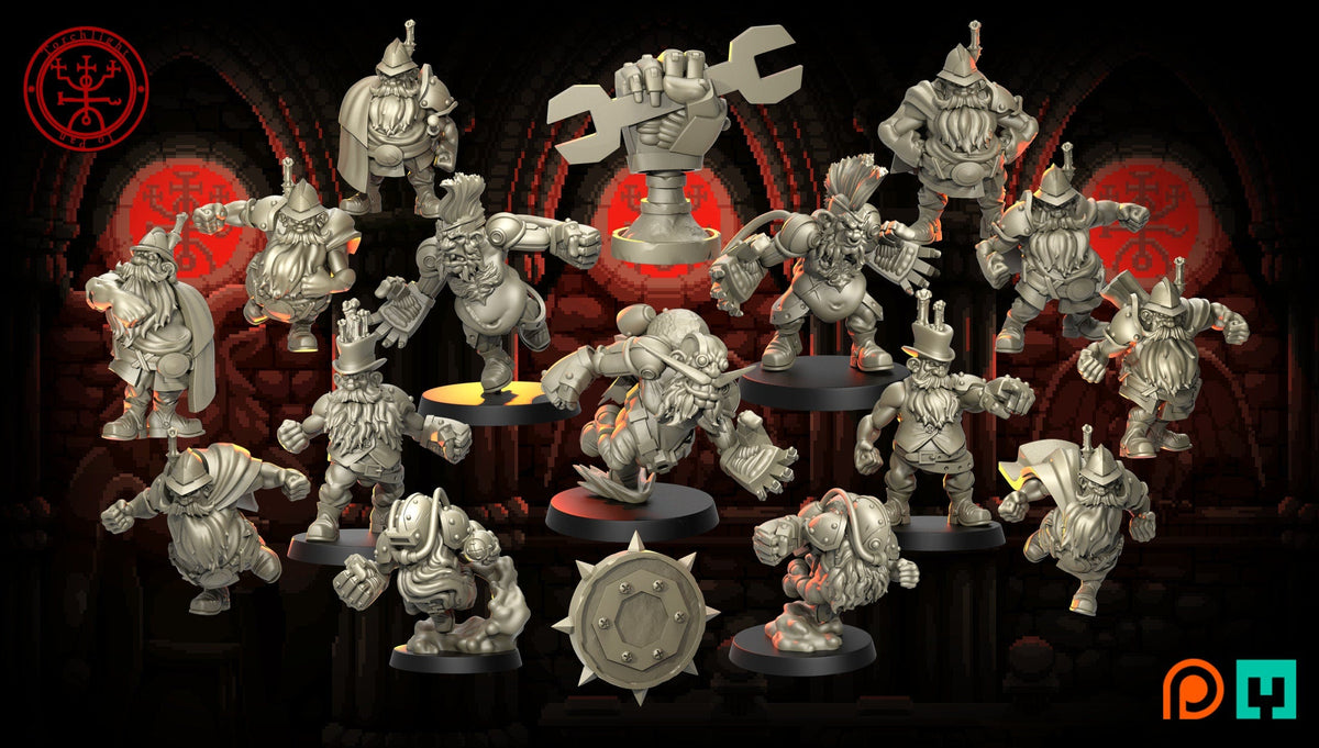Dwarf 'The Sewer Guard' Fantasy Football Team - TLM