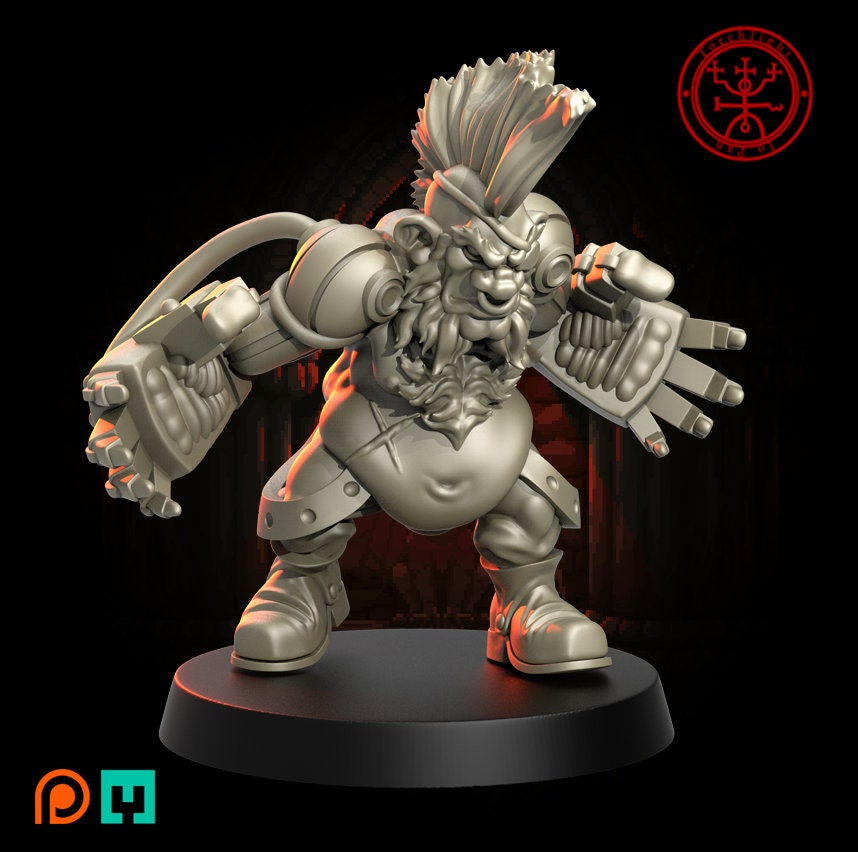 Dwarf 'The Sewer Guard' Fantasy Football Team - TLM