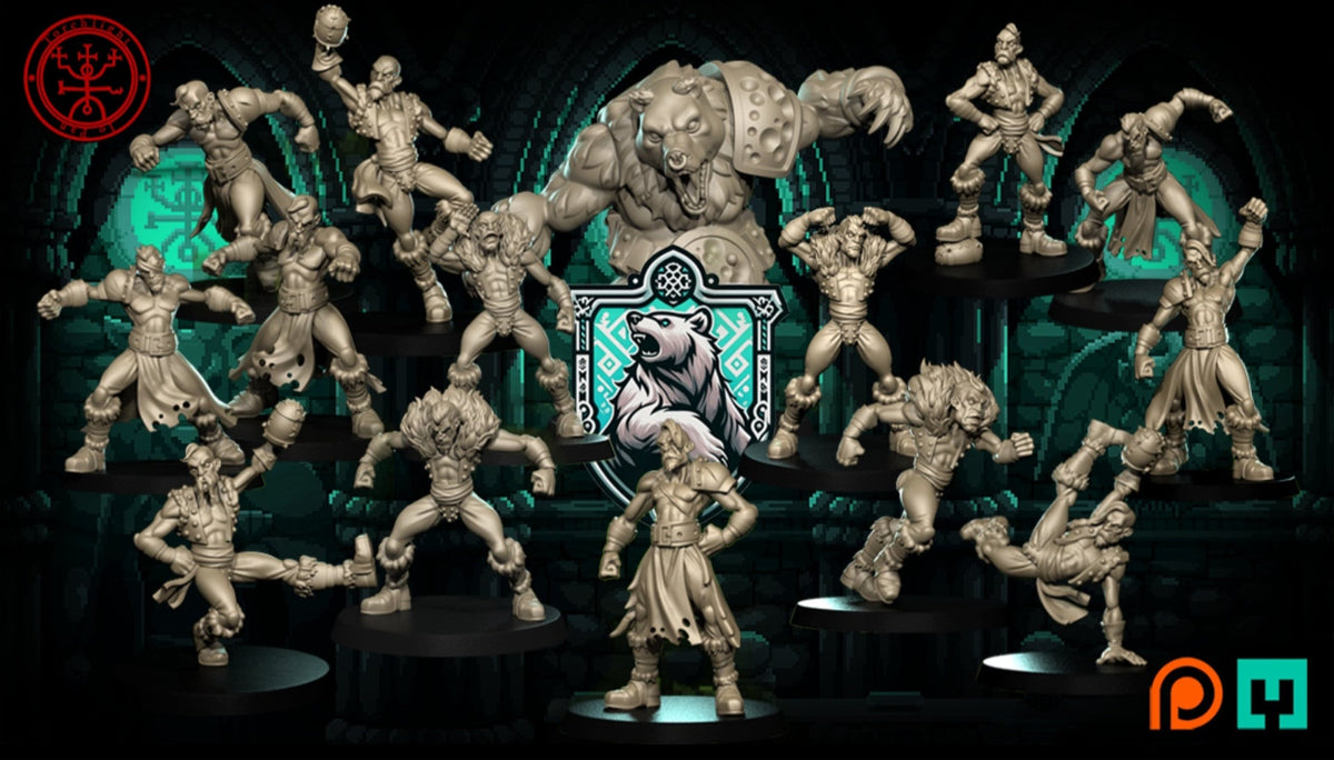Kislev / Slann proxy Fantasy Football team - The Imperial Circus TLM