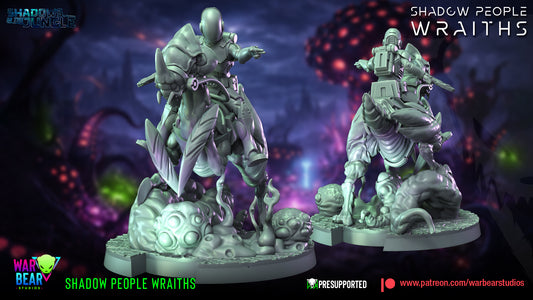 4 Shadow People Wraith Rides Star Wars Legion Shatterpoint compatible War Bear