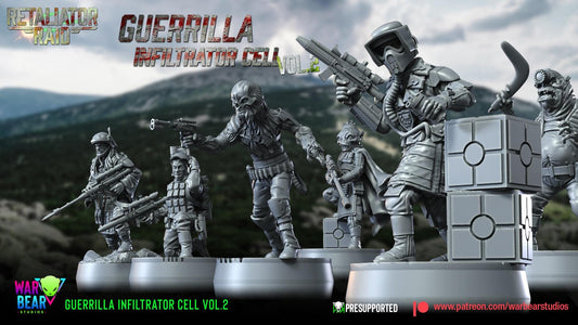 6 x rebel guerrilla infiltrator cell vol 2 proxy star wars legion shatterpoint compatible warbear