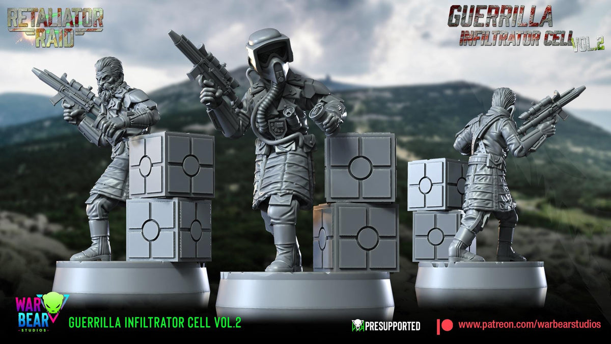 6 x rebel guerrilla infiltrator cell vol 2 proxy star wars legion shatterpoint compatible warbear