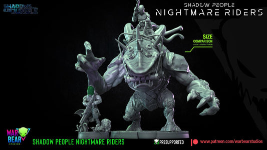 Shadow people rancor nightmare rider star wars legion shatterpoint war bear